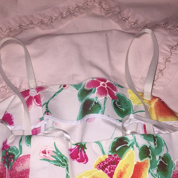 Tibi strapless floral dress with removable straps - Picture 3 of 4